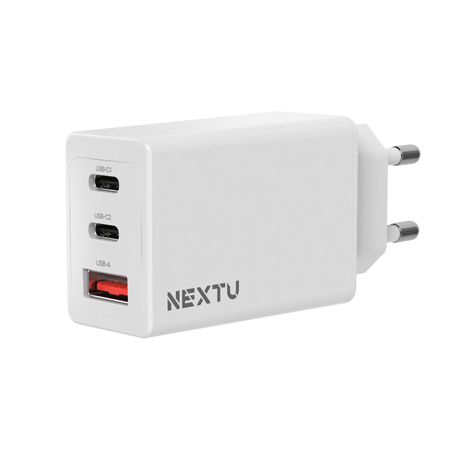 ǻͿǰ USB/ NEXTU ؽƮ 3Ʈ GaN 65W  PPS PD3.0 Ƽ QC627GAN ǰ 