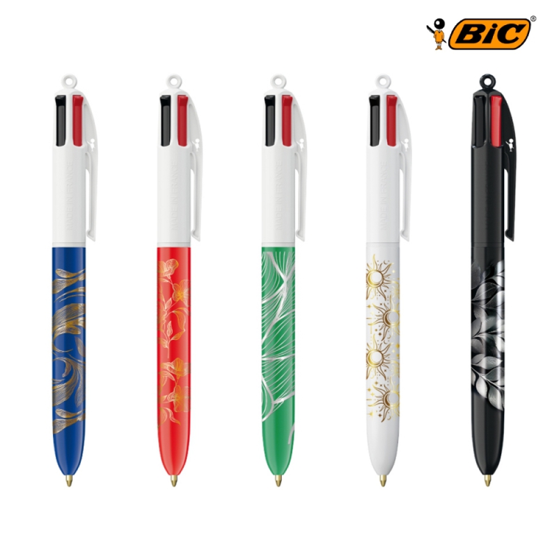 ����/�ʱ�� ���� ���� ������ ���� BIC�� 4 Colours�� �ݹ� ���� 360�� �μ� Metal Foil ��ǰ ����