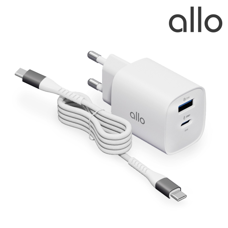 ����Ʈ����ǰ �ڵ��� ������ ���������� �˷� UC245GPD GaN 45W �ʰ��� ��Ƽ ������ + C TO C ���̺� ��Ʈ ��ǰ ����