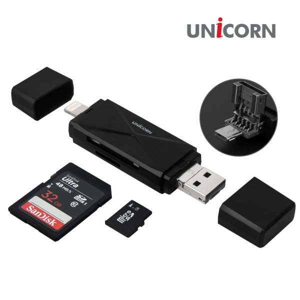 ��ǻ�Ϳ�ǰ ��ǻ�Ϳ�ǰ ���� ī�帮���� [������] IOS 8��+USB2.0+5�� 3in1 OTG ��� ��Ƽī�帮���� XC-1000A (213mm x 10.5mm x 74.5mm / 11.3g) ��ǰ ����