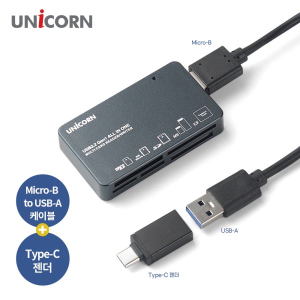 ��ǻ�Ϳ�ǰ ��ǻ�Ϳ�ǰ ���� ī�帮���� [������] A+CŸ�� USB3.2 Gen1 6in1 ��Ƽī�帮���� XC-5000M (67mm x 39mm x 12mm / 22g) ��ǰ ����