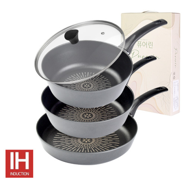 �ֹ��ǰ �Ķ����� ǻ� �� ����Ʈ(Cook-Right) �δ���(IH) �������� 4����Ʈ(��������28cm+������28cm+������24cm+�����Ѳ� 28cm) ��ǰ ����
