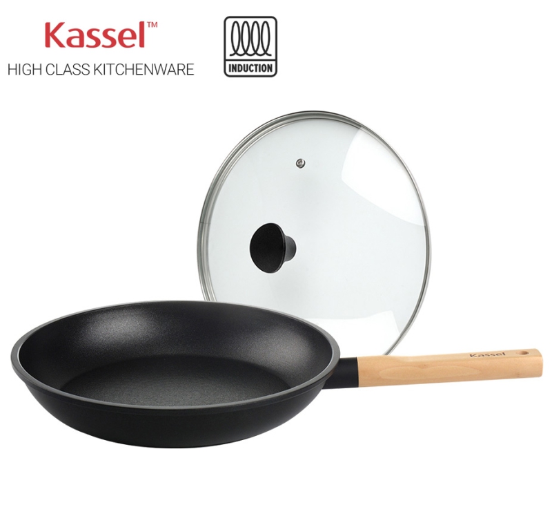 �ֹ��ǰ �Ķ����� [Kassel] ī��  ���̺긮��(Hybrid) �δ���(IH) �ٿ�� ƼŸ�� �������� 24cm +�����Ѳ� 24cm ��ǰ ����