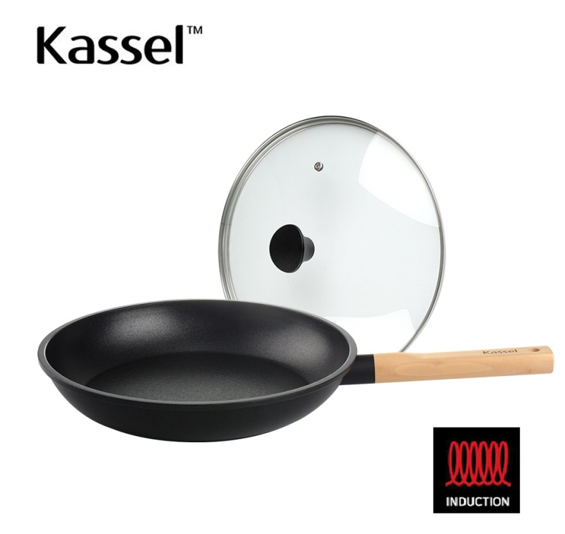 �ֹ��ǰ �Ķ����� [Kassel] ī��  ���̺긮��(Hybrid) �δ���(IH) �ٿ�� ƼŸ�� �������� 28cm + �����Ѳ� 28cm ��ǰ ����
