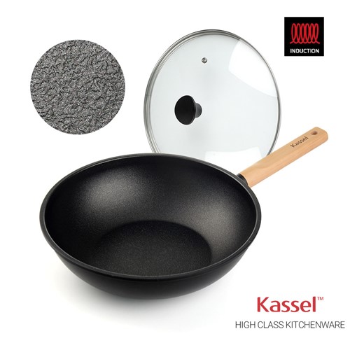 �ֹ��ǰ �Ķ����� [Kassel] ī��  ���̺긮��(Hybrid) �δ���(IH) �ٿ�� ƼŸ�� ������(��) 28cm + �����Ѳ� 28cm ��ǰ ����
