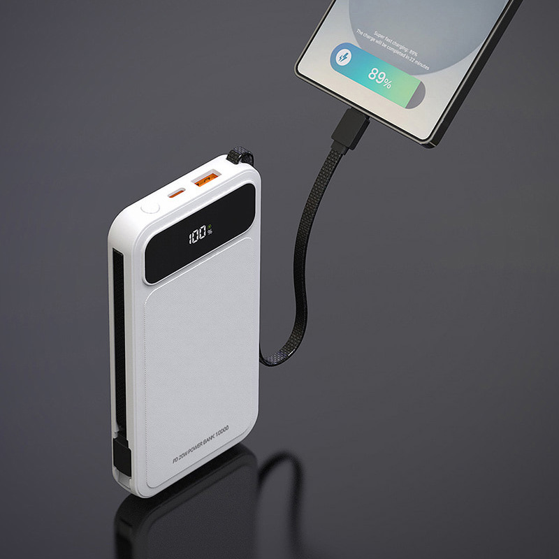 �������͸� �������͸� �߿뷮 10000 ������Ŀ LCD PD 20W 10000mAh �̴Ϻ������͸� ��ü�� + CŸ�� ���̺� ��ǰ ����