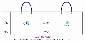 ι | ̼ι_ 320*80*220mm